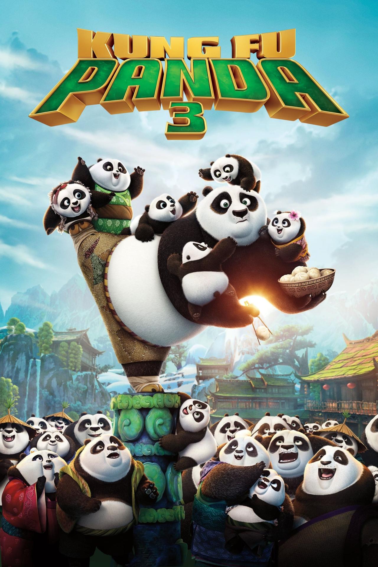 Affiche du film Kung Fu Panda 3 poster