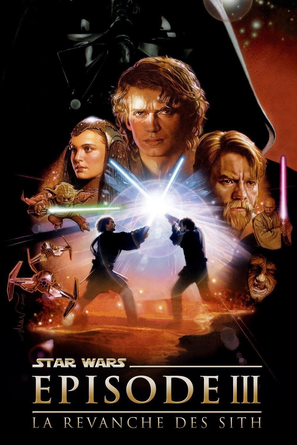 Affiche du film Star Wars, épisode III - La Revanche des Sith