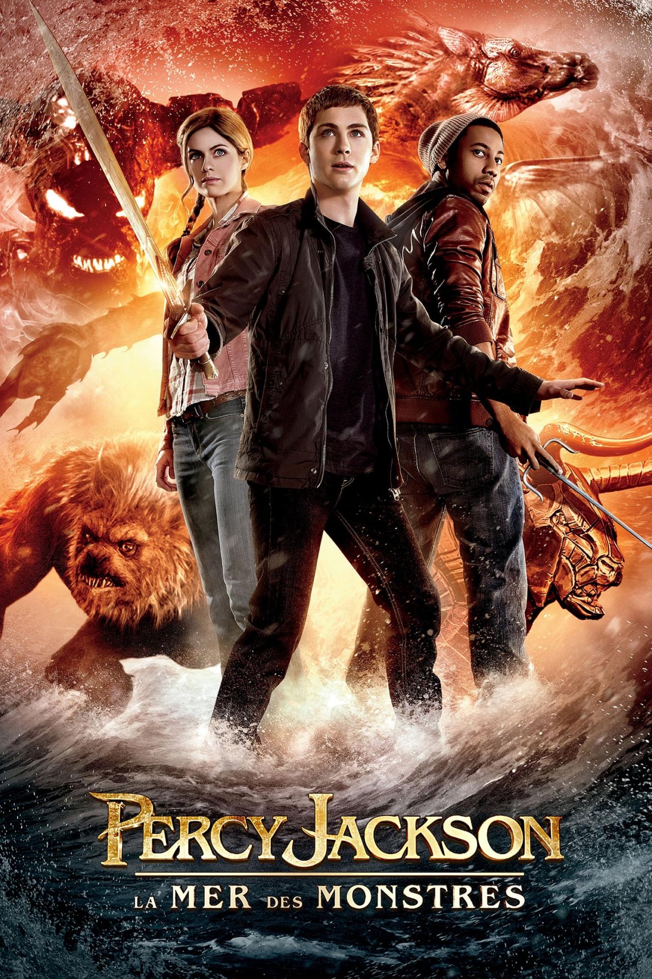 Affiche du film Percy Jackson : La Mer des monstres poster