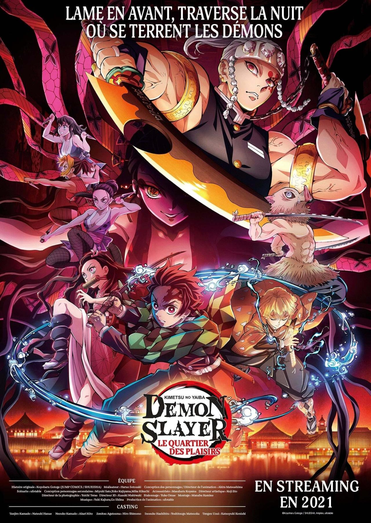 Affiche de la série Demon Slayer : Kimetsu no Yaiba