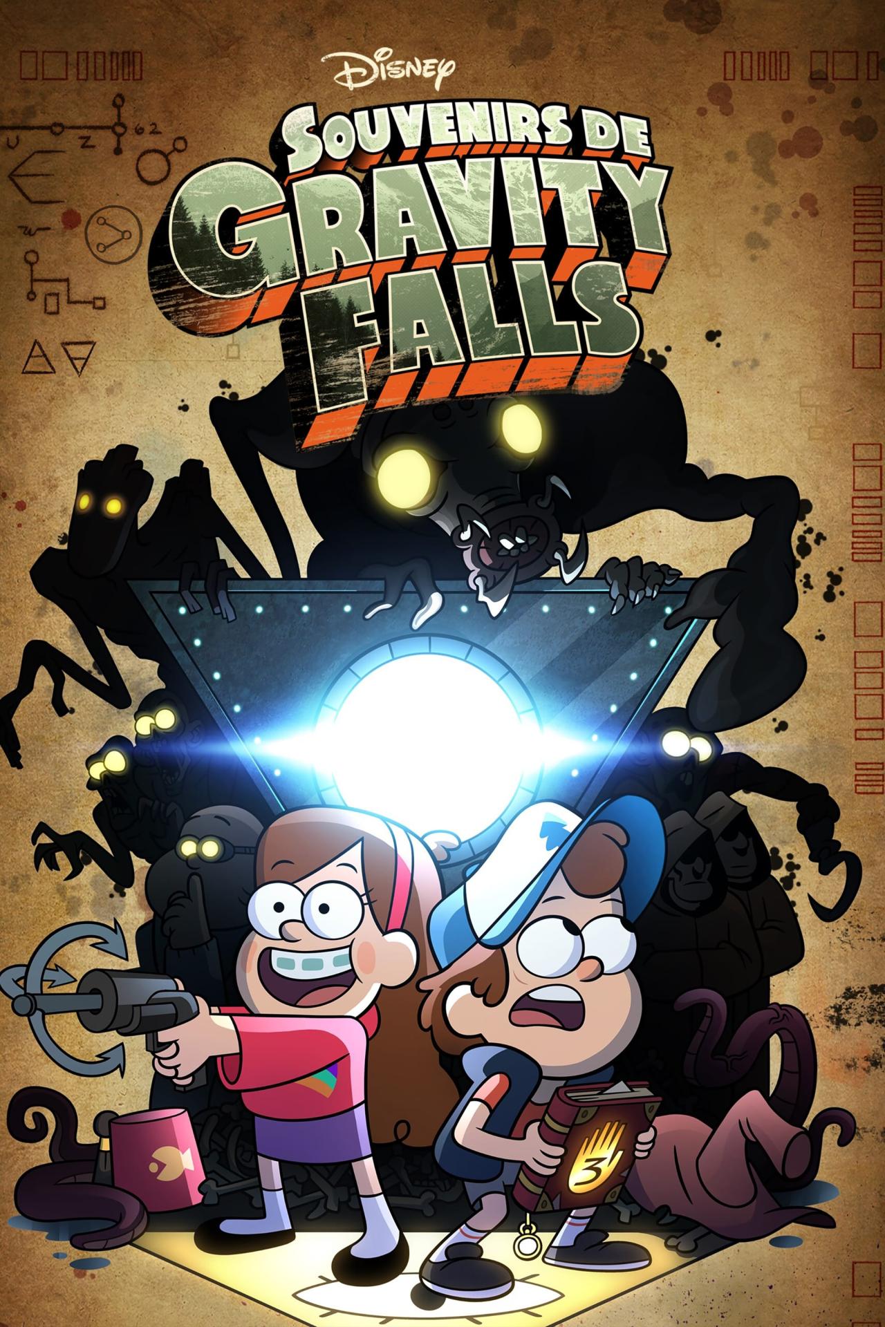 Affiche de la série Souvenirs de Gravity Falls