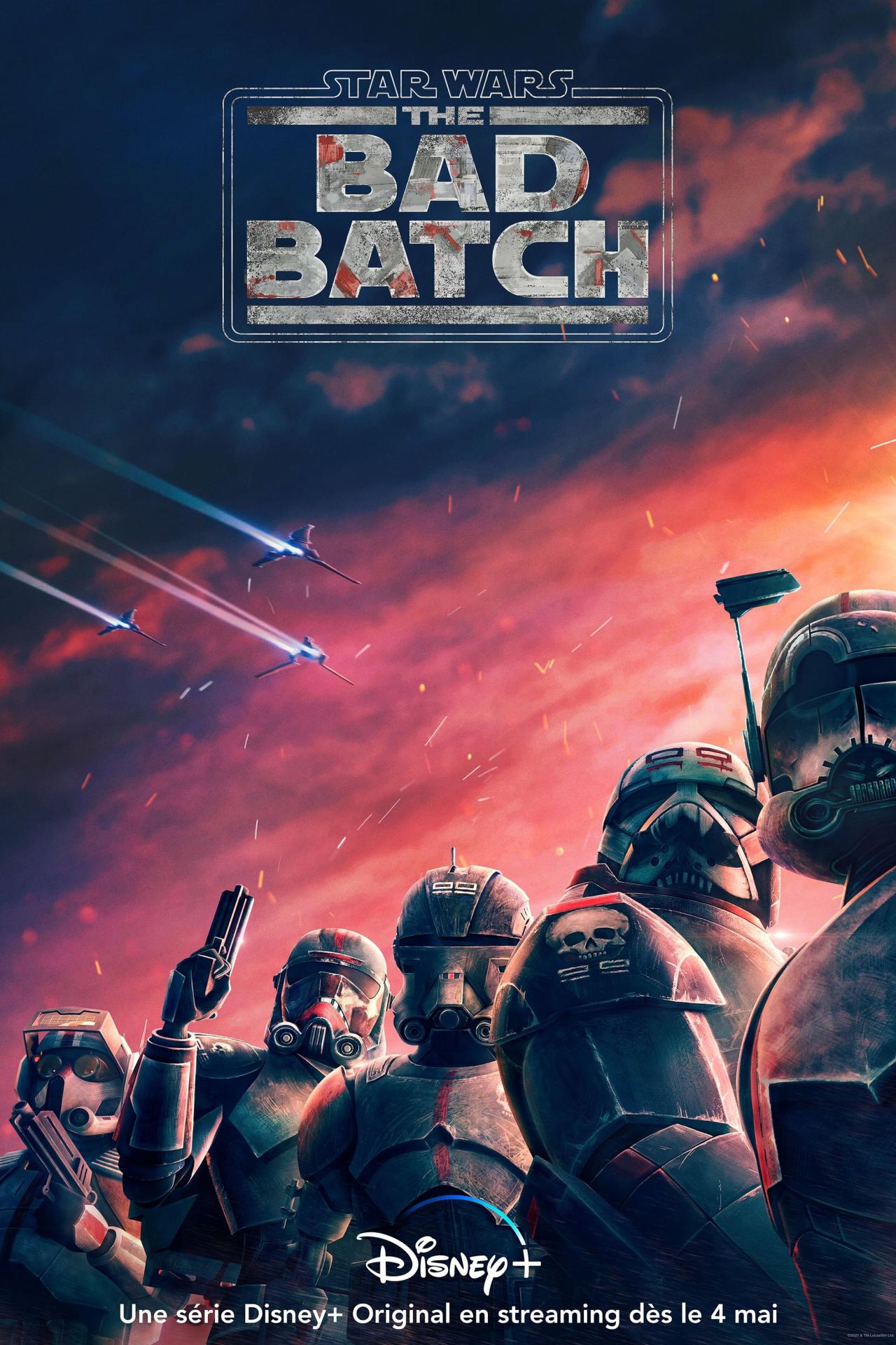 Les saisons de Star Wars : The Bad Batch sont-elles disponibles sur Netflix ou autre ?