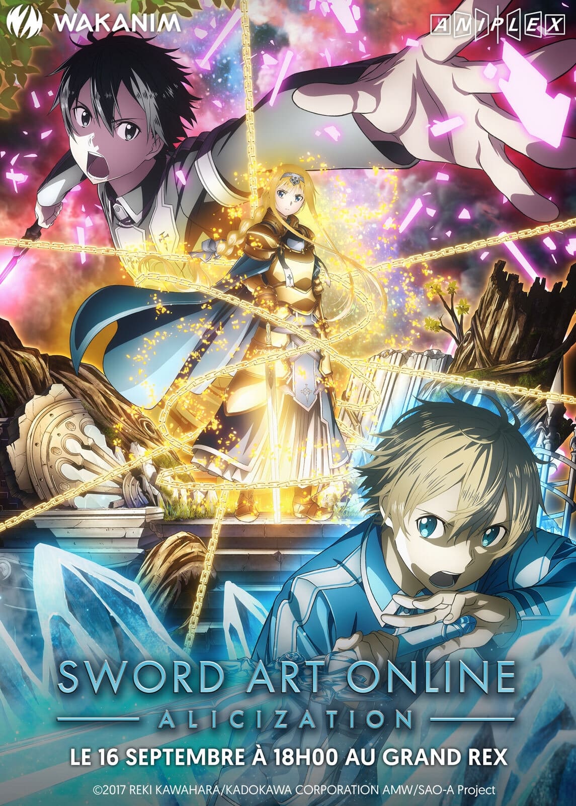 Les saisons de Sword Art Online sont-elles disponibles sur Netflix ou autre ?