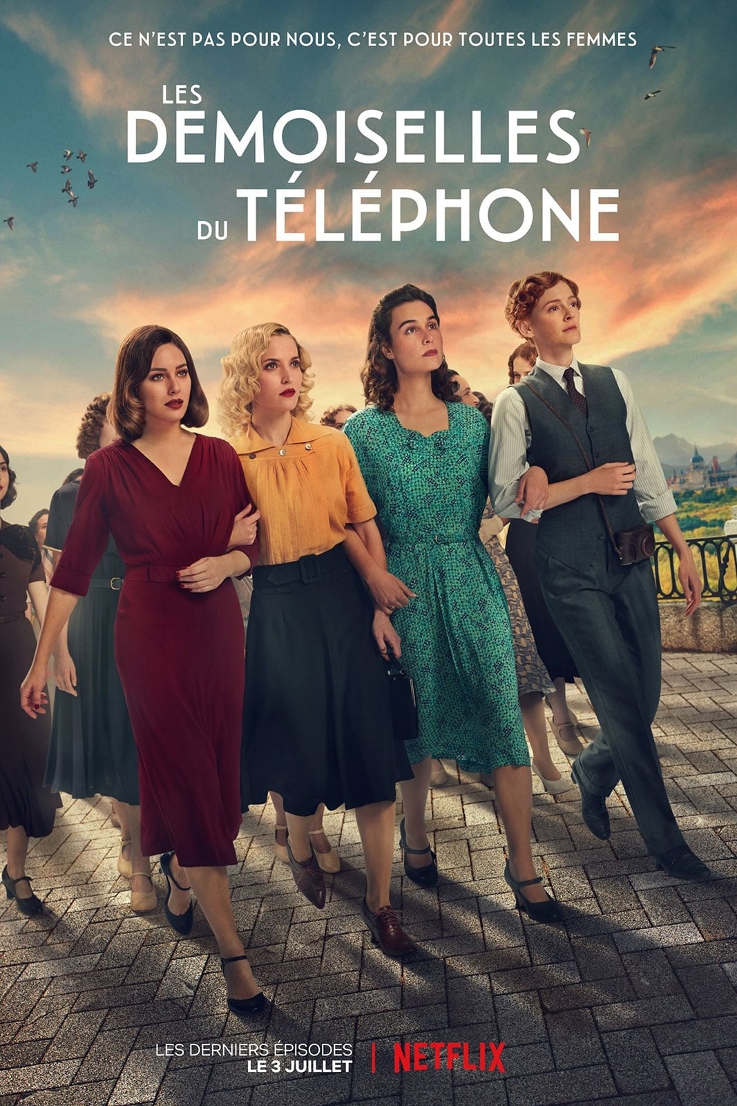 Les saisons de Les Demoiselles du téléphone sont-elles disponibles sur Netflix ou autre ?