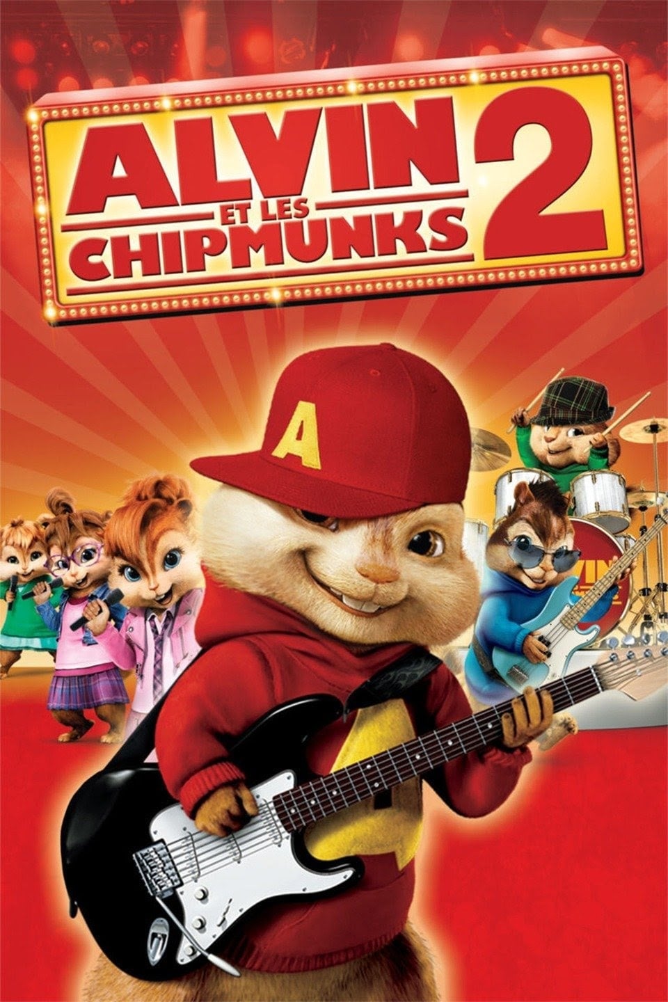 Alvin et les Chipmunks 2 est-il disponible sur Netflix ou autre ?