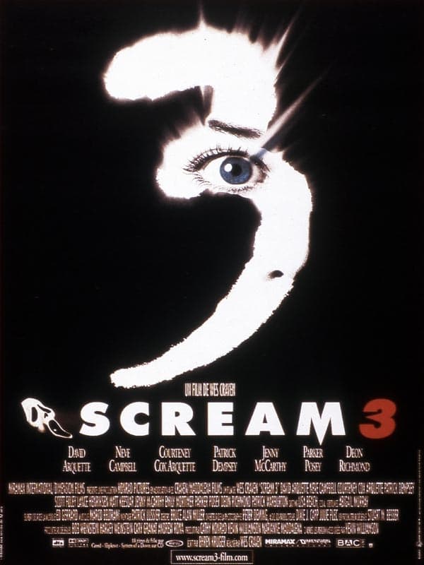 Scream 3 est-il disponible sur Netflix ou autre ?