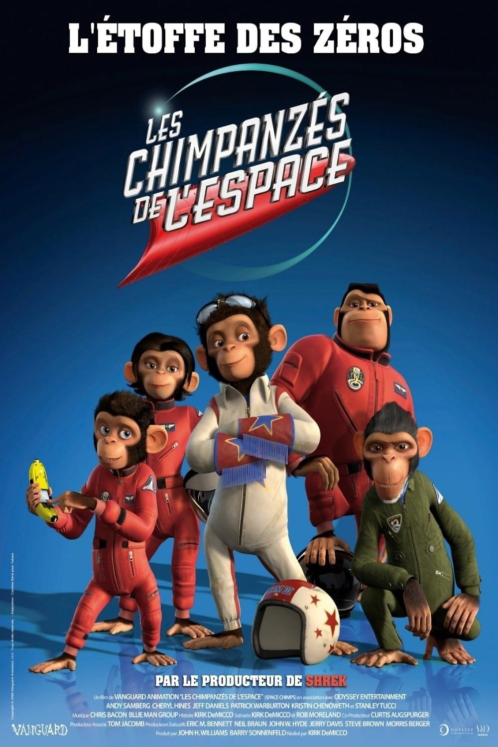 Les chimpanzés de l'espace est-il disponible sur Netflix ou autre ?