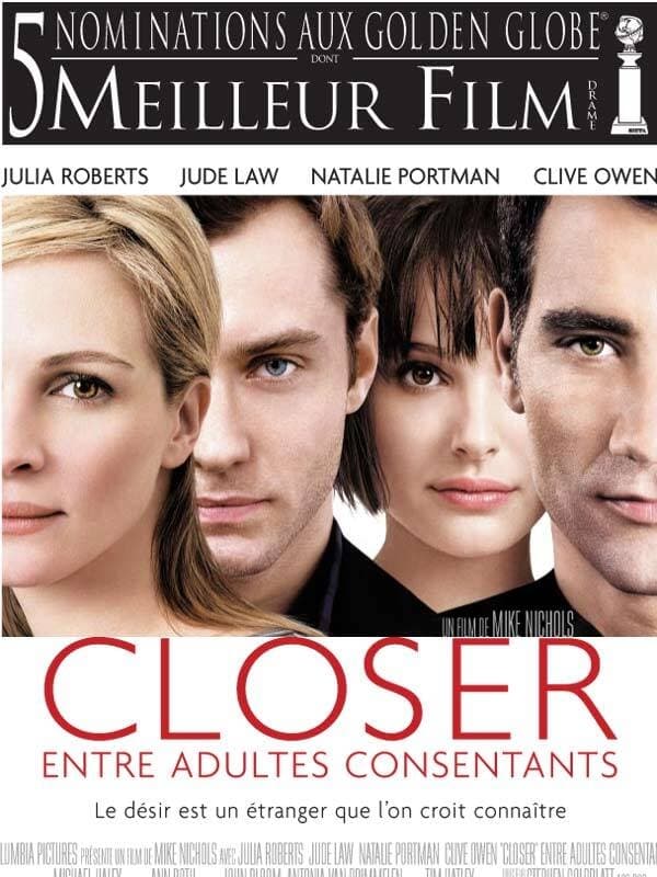 Closer : Entre adultes consentants est-il disponible sur Netflix ou autre ?