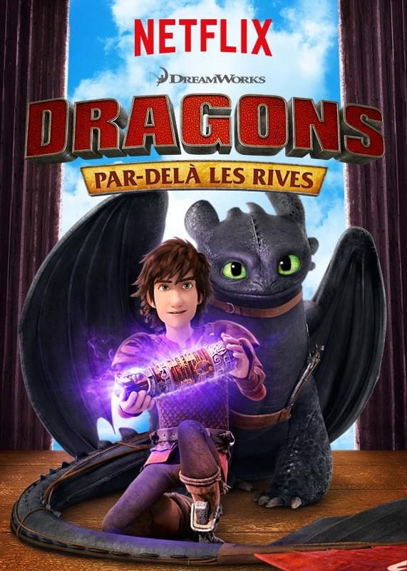 Affiche de la série Dragons : Par delà les rives poster