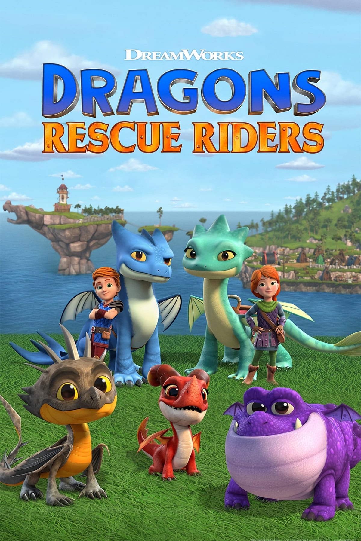 Affiche de la série Dragons : Les Gardiens du ciel poster