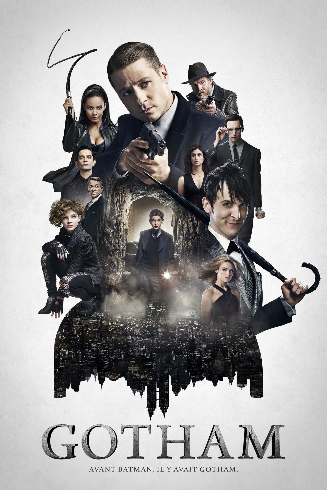 Les saisons de Gotham sont-elles disponibles sur Netflix ou autre ?