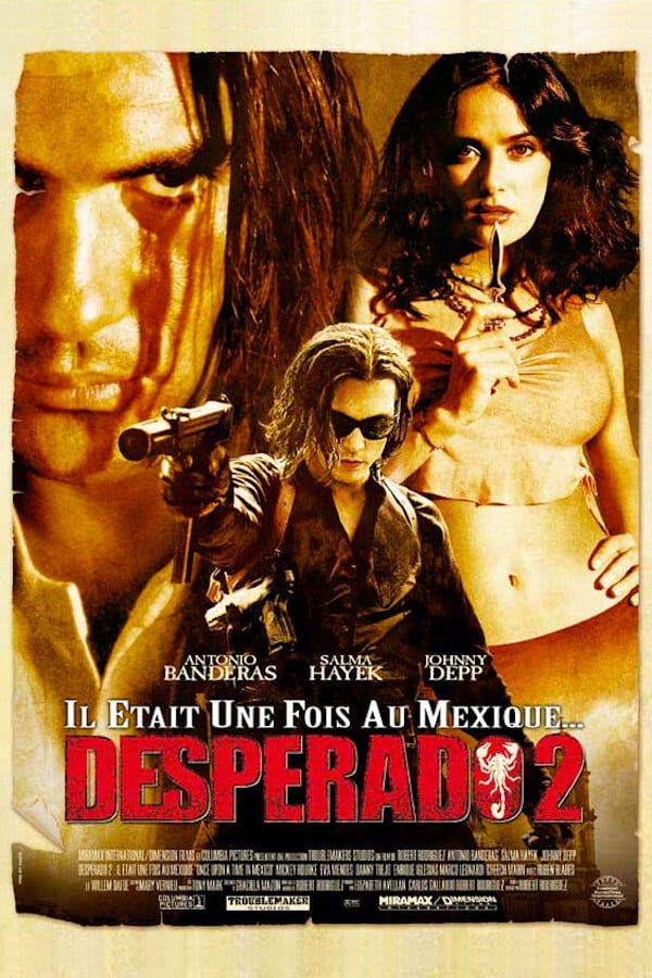 Desperado 2 - Il était une fois au Mexique est-il disponible sur Netflix ou autre ?