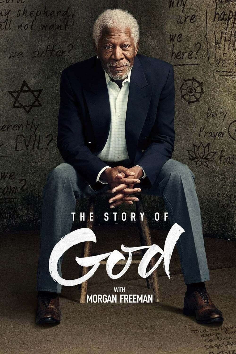 Affiche de la série The Story of God avec Morgan Freeman poster
