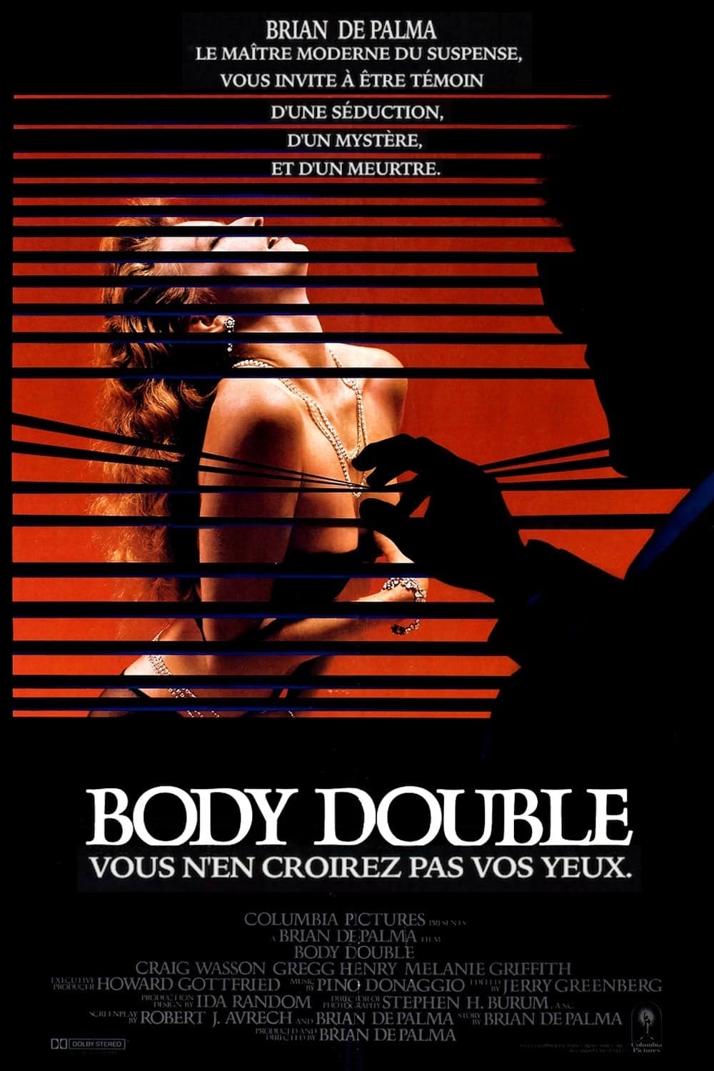 Body Double est-il disponible sur Netflix ou autre ?