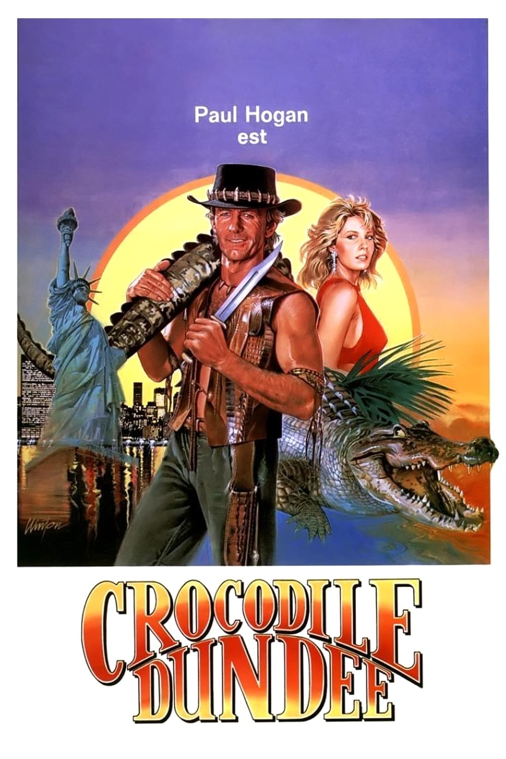 Affiche du film Crocodile Dundee poster