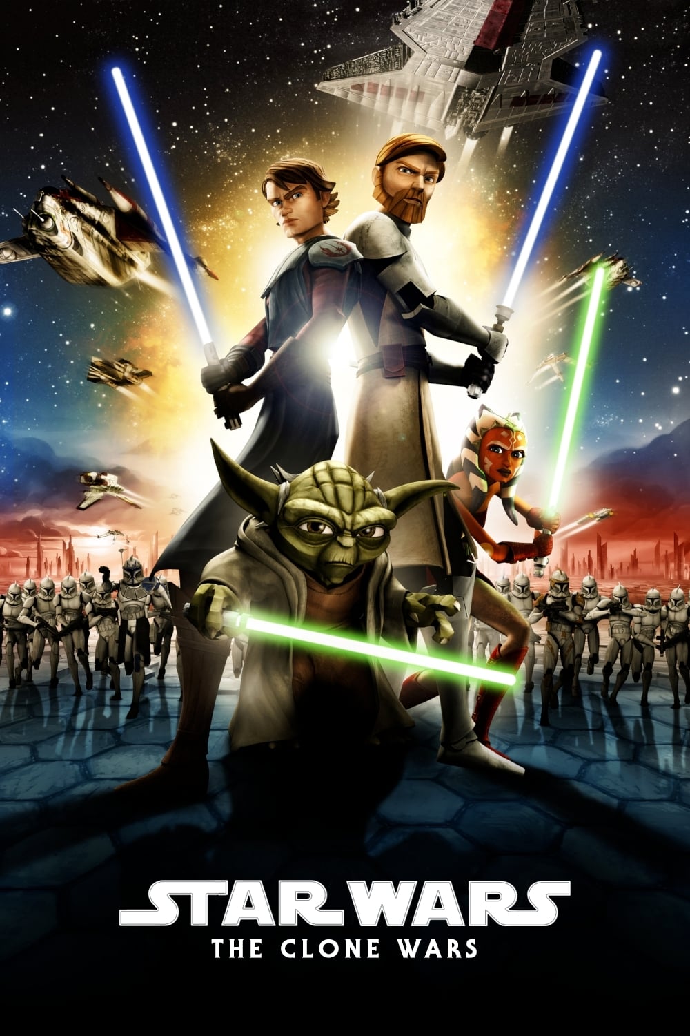 Star wars: The clone wars est-il disponible sur Netflix ou autre ?