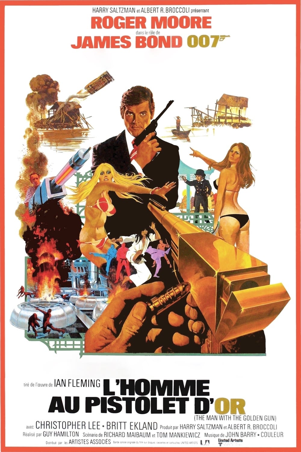 Affiche du film L'Homme au pistolet d'or poster