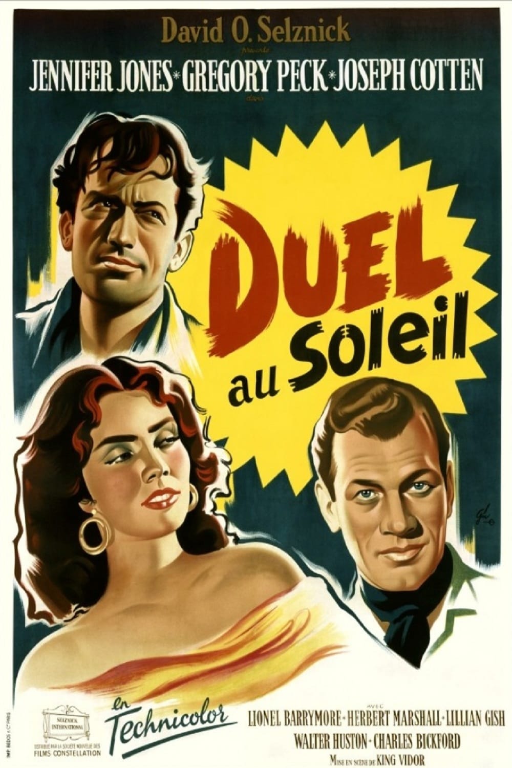 Affiche du film Duel au soleil poster