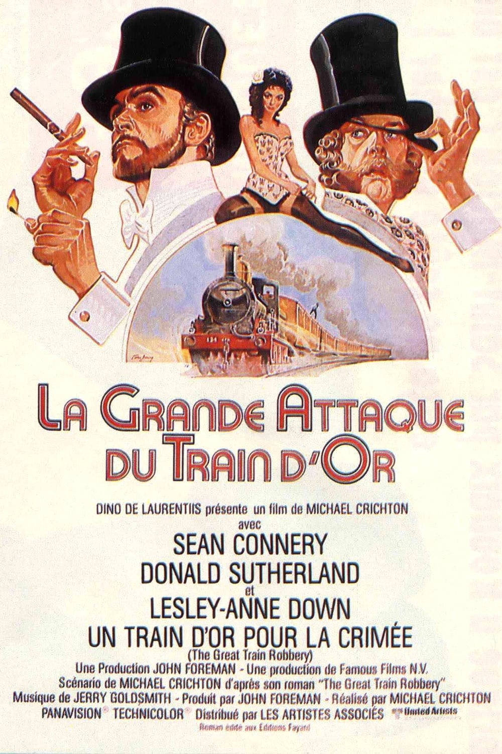 Affiche du film La Grande Attaque du train d'or poster