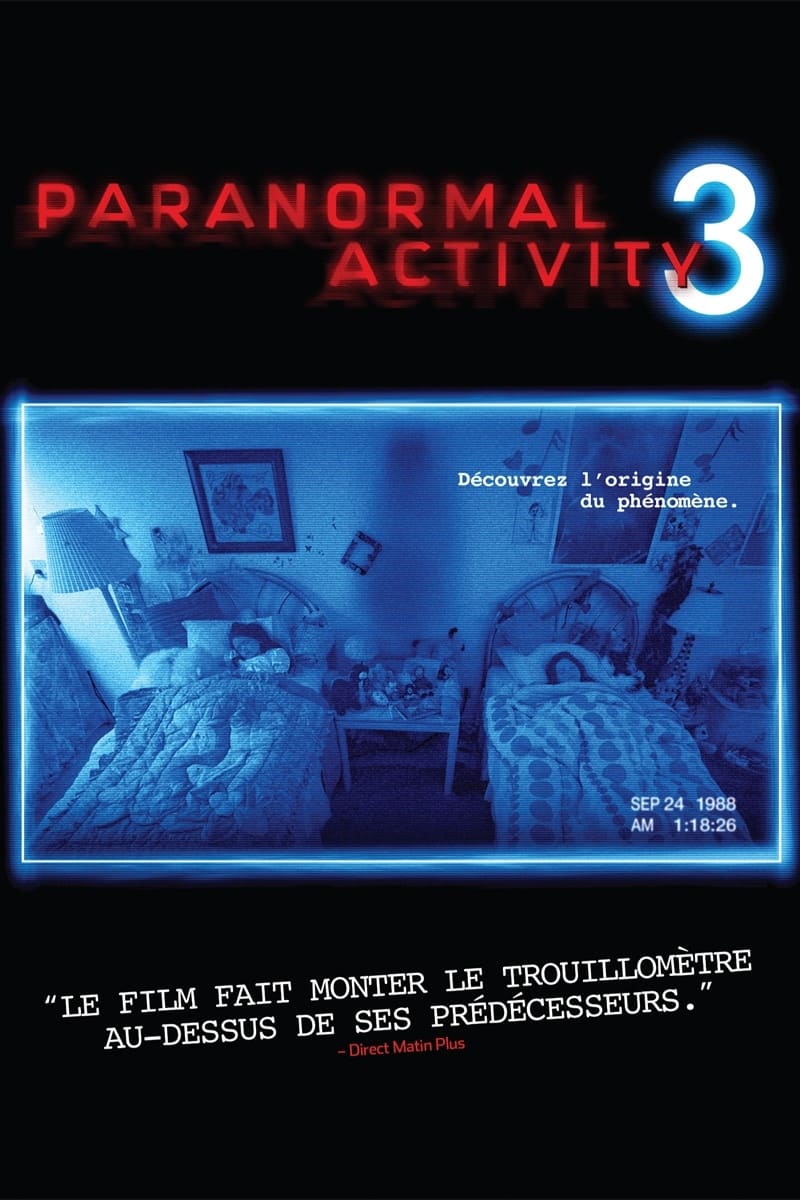 Paranormal Activity 3 est-il disponible sur Netflix ou autre ?