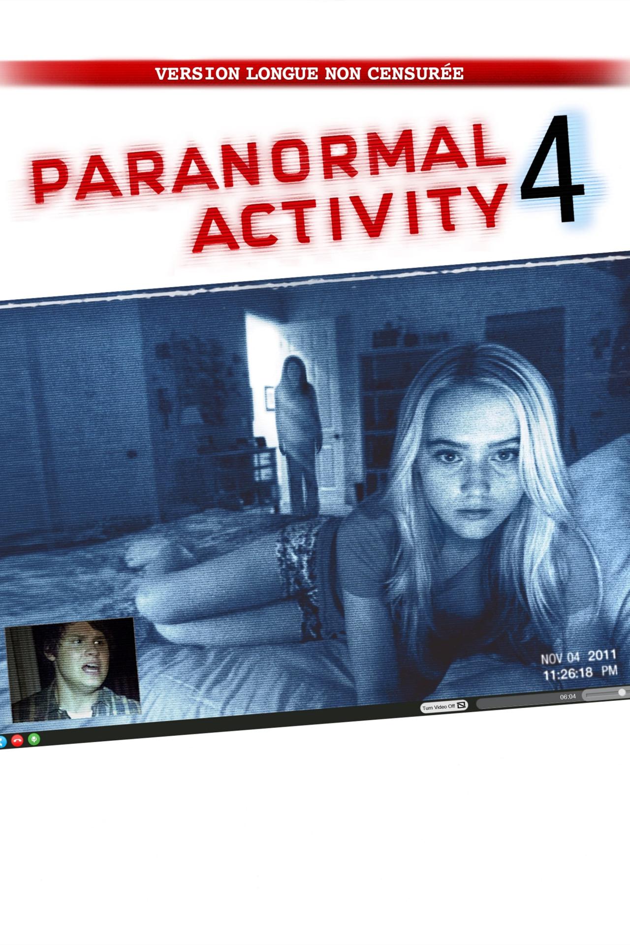 Paranormal Activity 4 est-il disponible sur Netflix ou autre ?