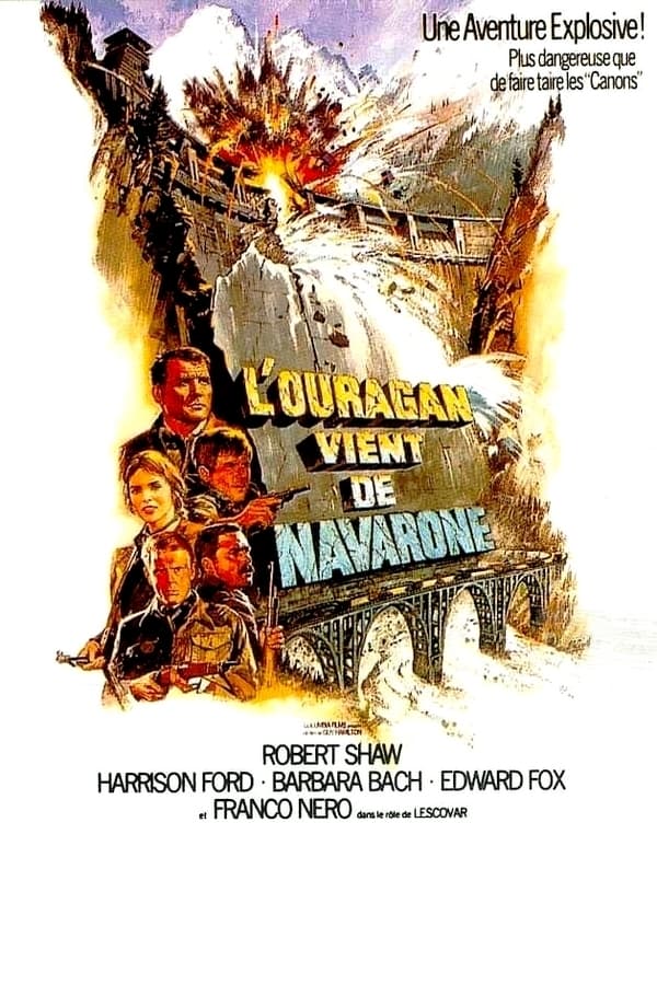 Affiche du film L'Ouragan vient de Navarone poster