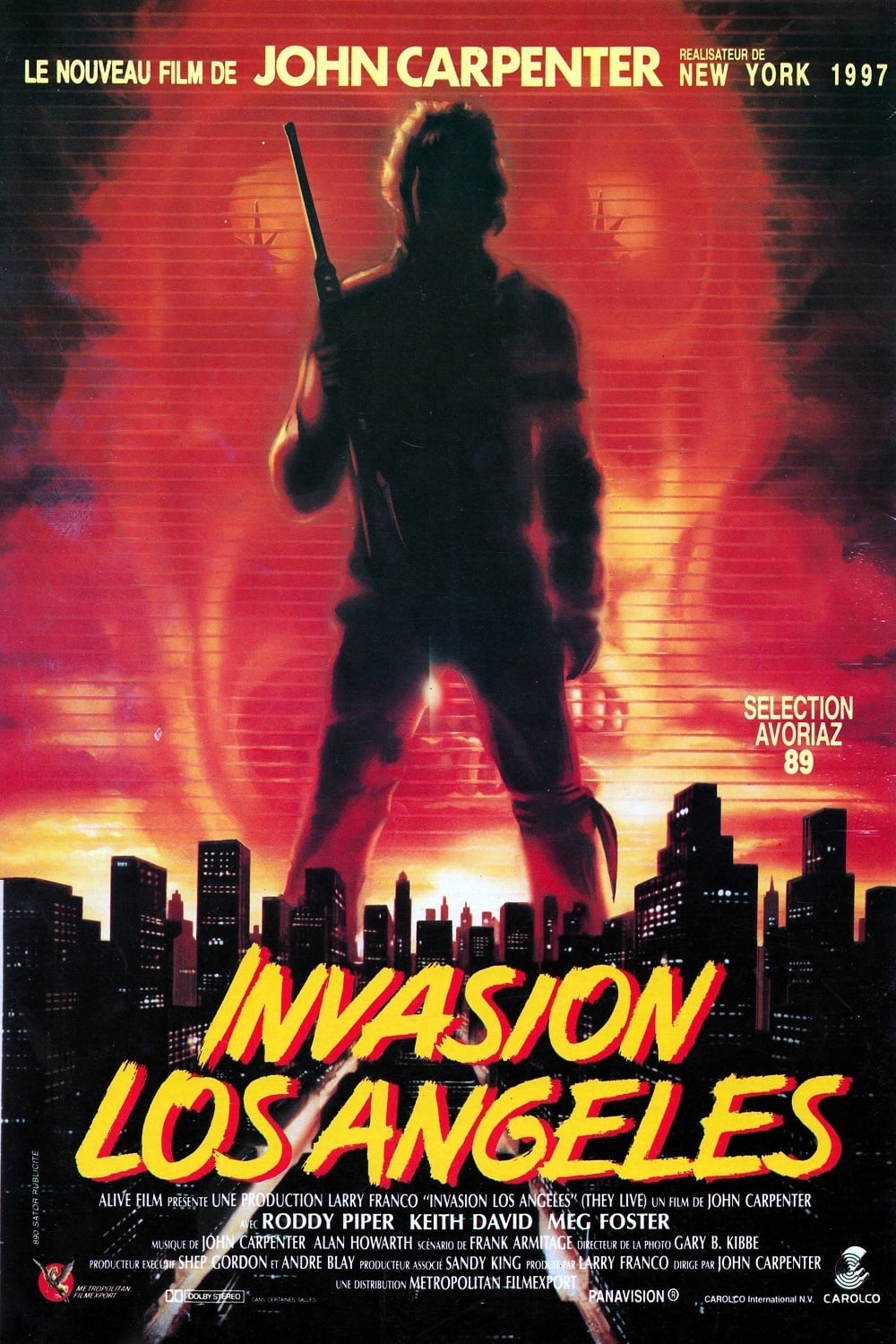 Invasion Los Angeles est-il disponible sur Netflix ou autre ?
