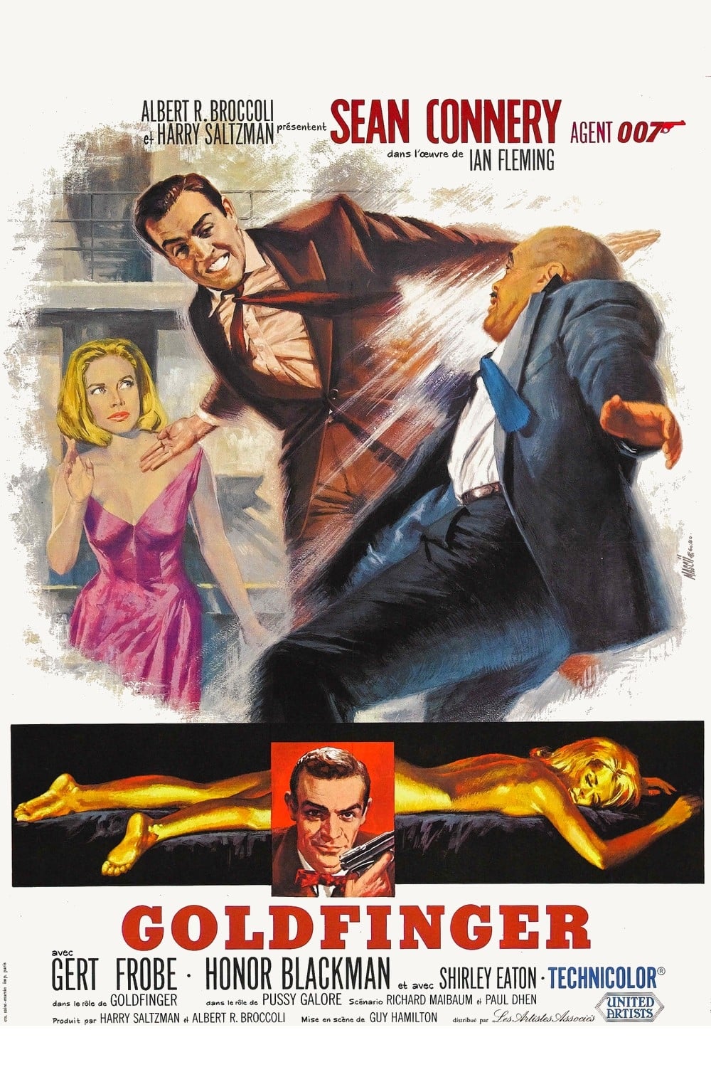 Affiche du film Goldfinger poster