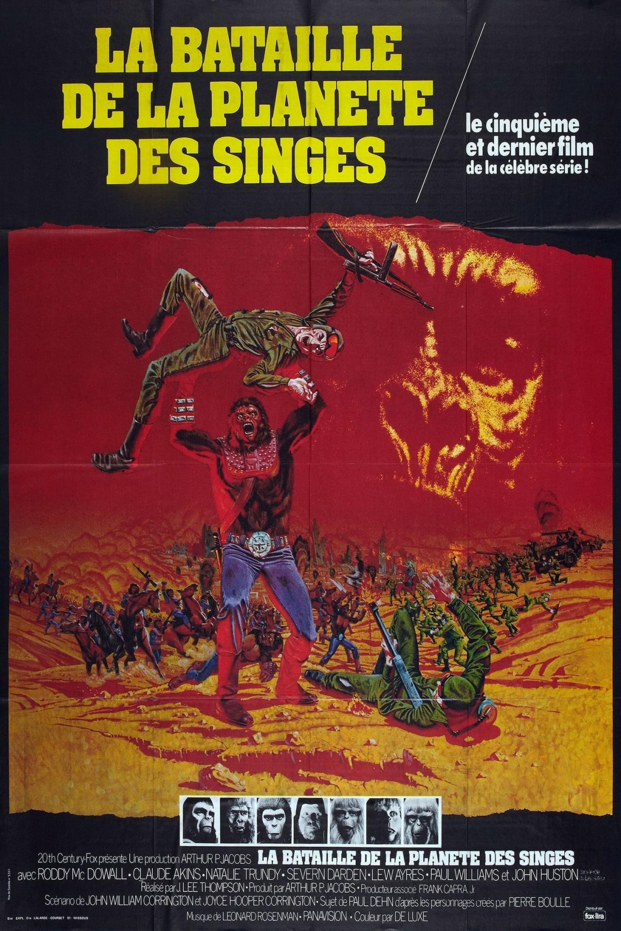 Affiche du film La Bataille de la planète des singes poster