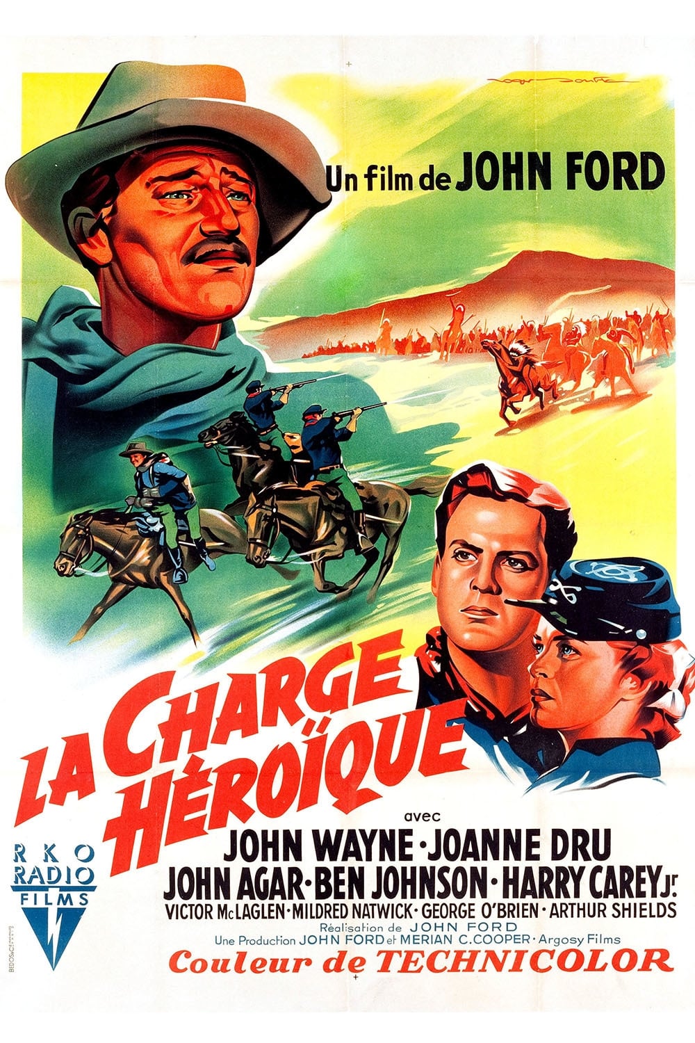 Affiche du film La Charge héroïque poster