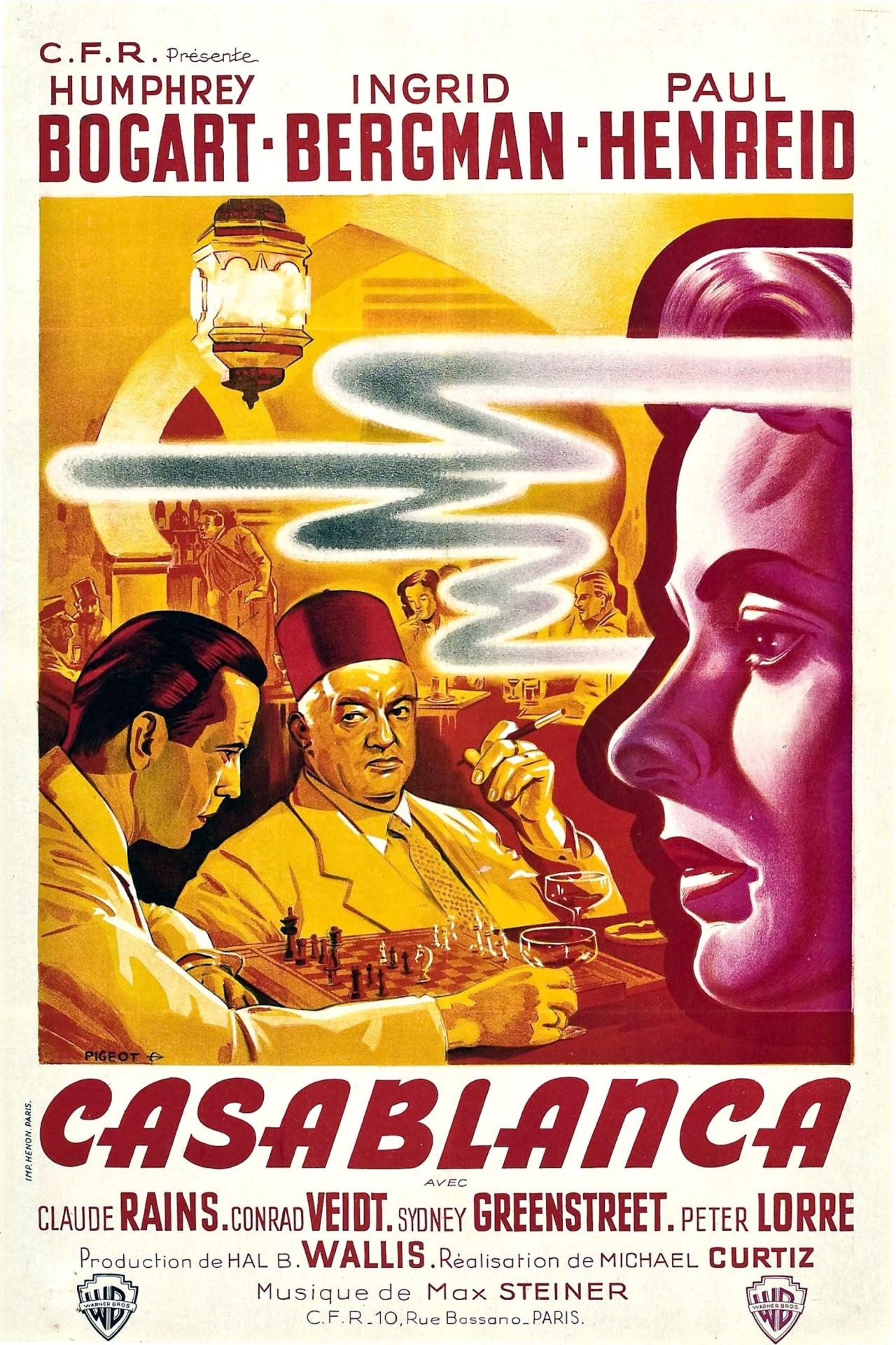 Affiche du film Casablanca poster