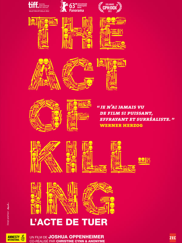 Affiche du film The Act of Killing - L'Acte de Tuer