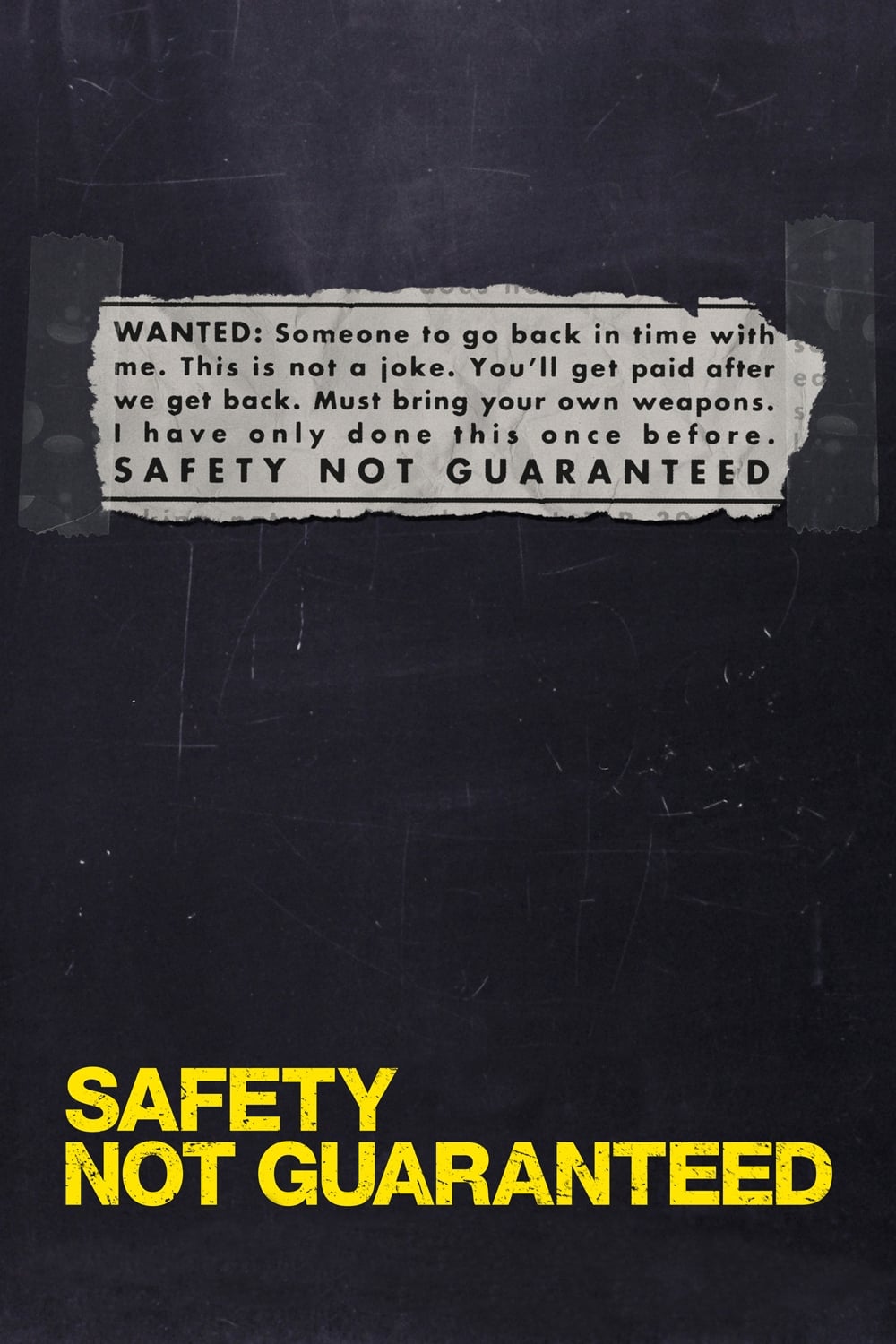 Safety Not Guaranteed est-il disponible sur Netflix ou autre ?