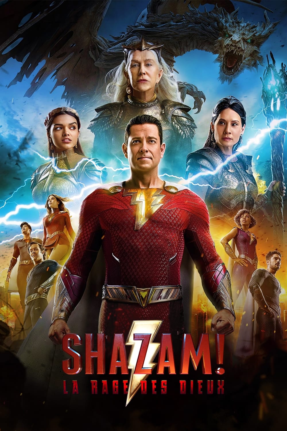 Affiche du film Shazam! La rage des Dieux poster