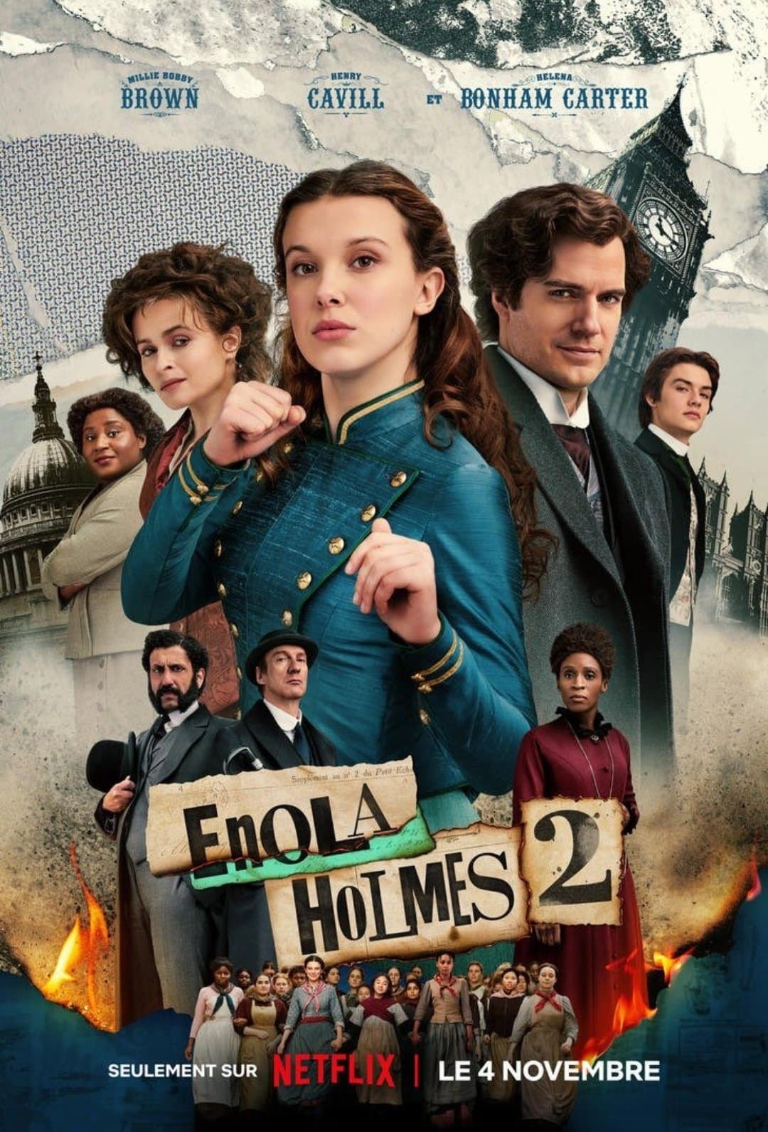 Enola Holmes 2 est-il disponible sur Netflix ou autre ?