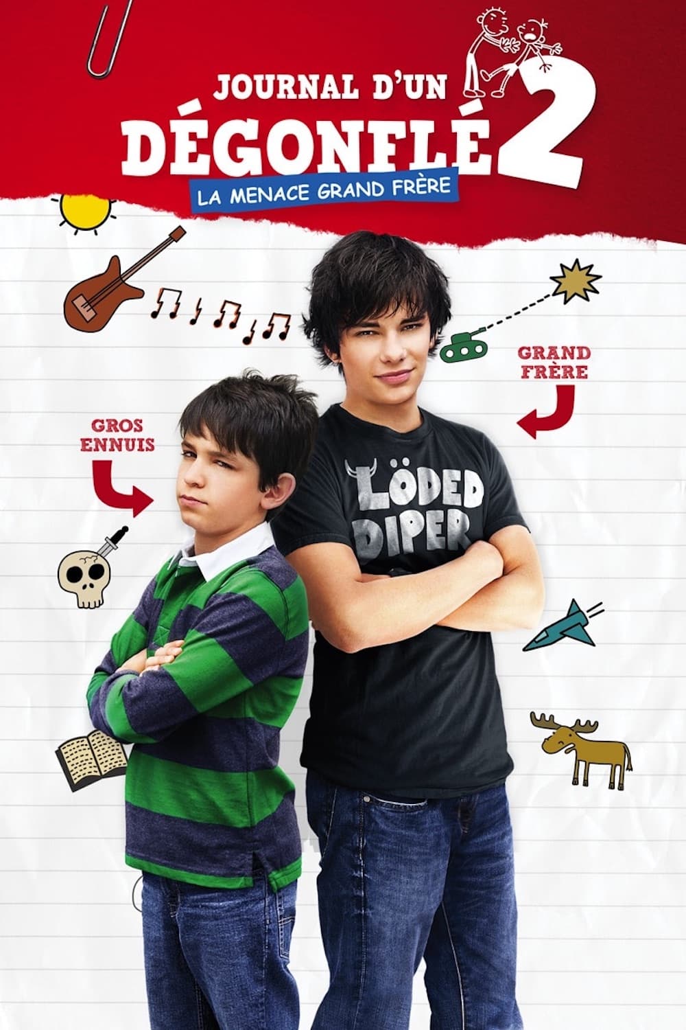 Affiche du film Journal d'un dégonflé : Rodrick fait sa loi poster