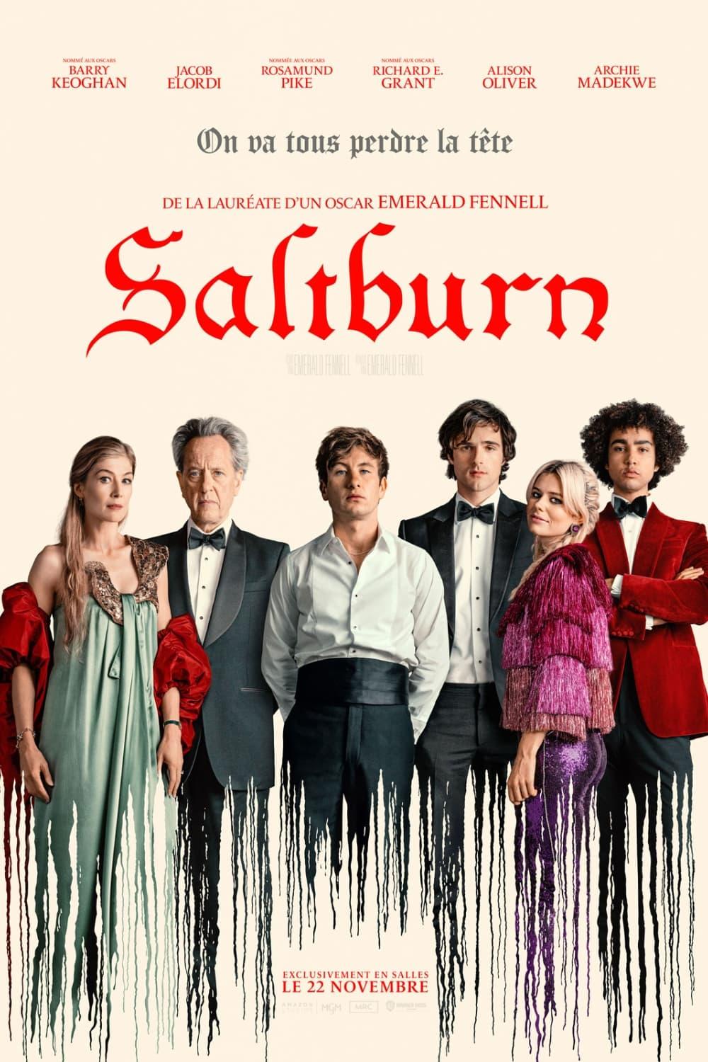 Saltburn est-il disponible sur Netflix ou autre ?