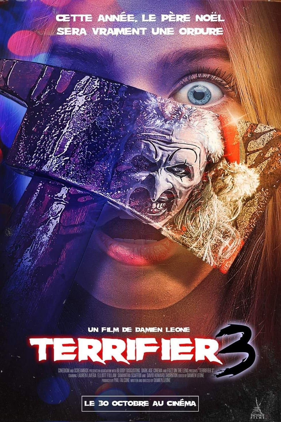 Terrifier 3 est-il disponible sur Netflix ou autre ?