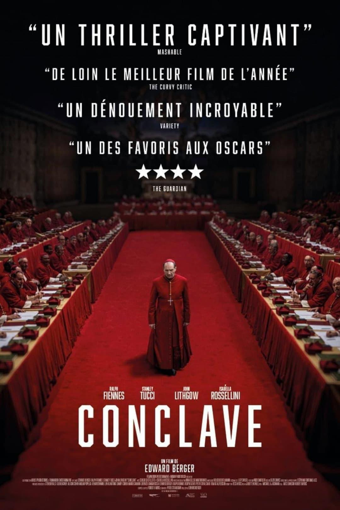 Conclave est-il disponible sur Netflix ou autre ?