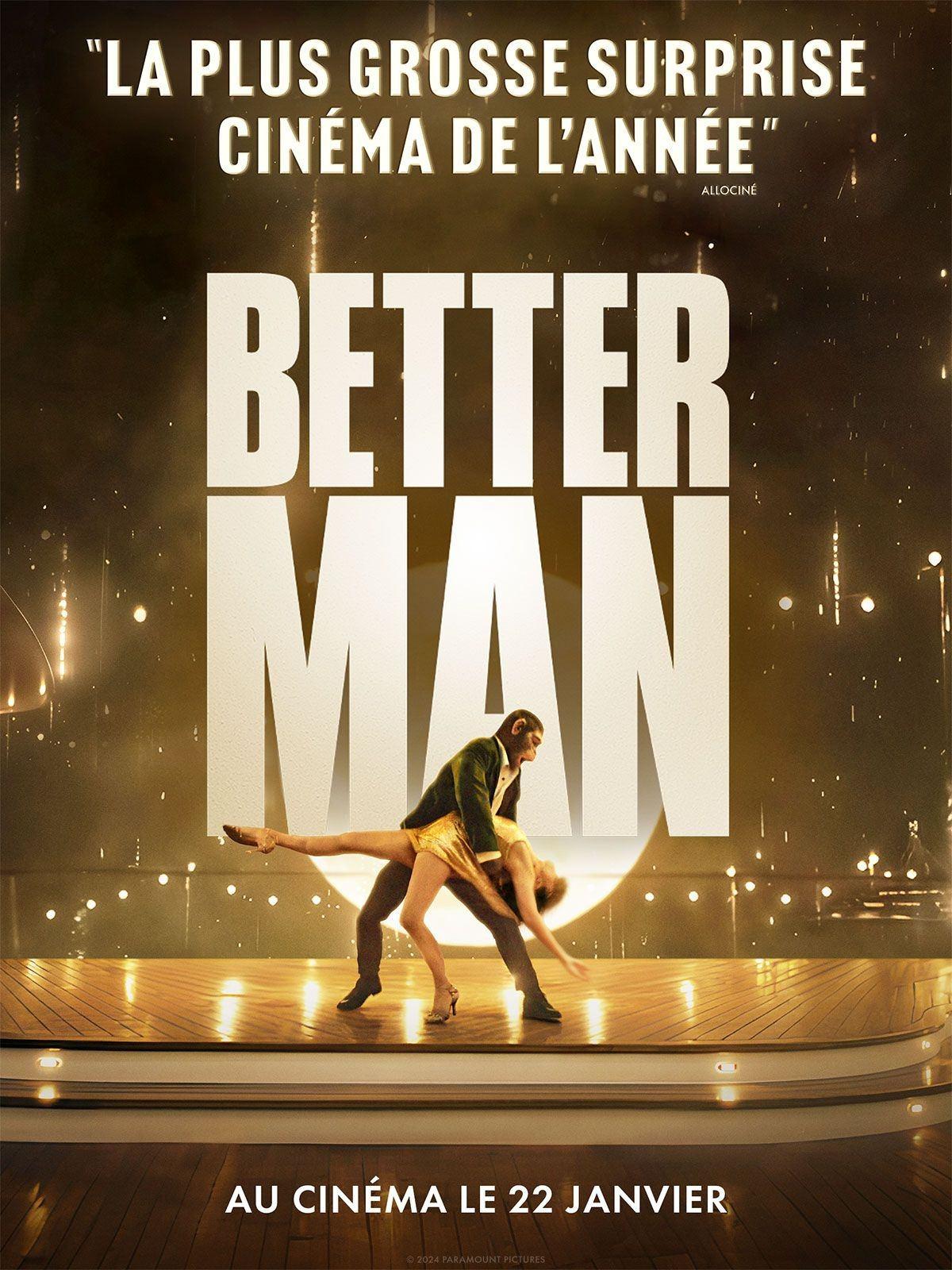 Better Man est-il disponible sur Netflix ou autre ?