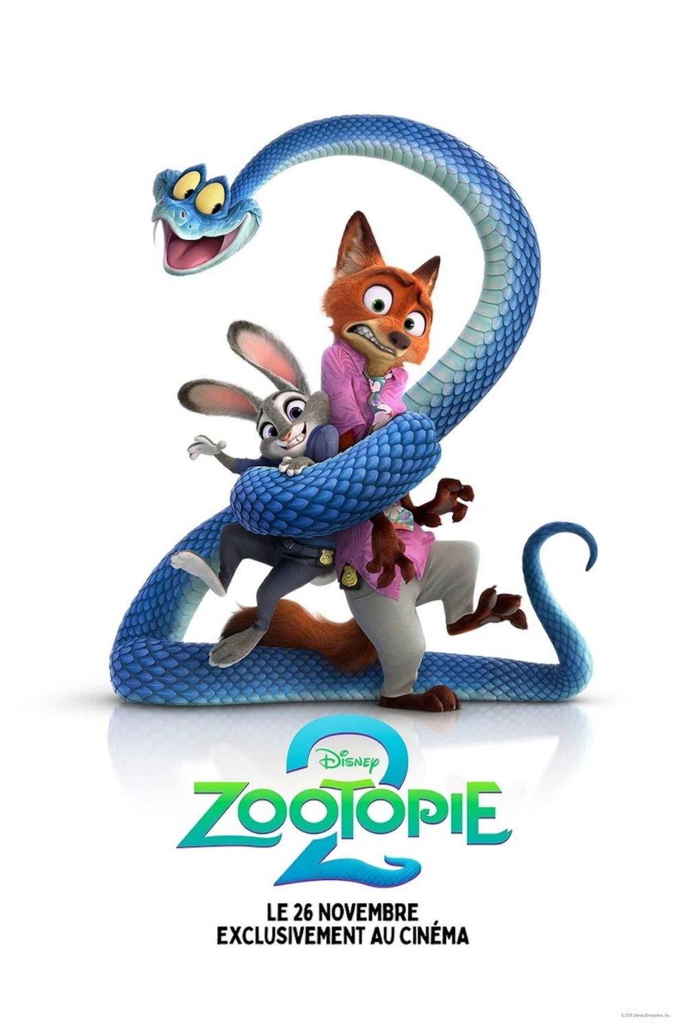 Zootopie 2 est-il disponible sur Netflix ou autre ?